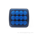 luz led azul recargable con base magnética